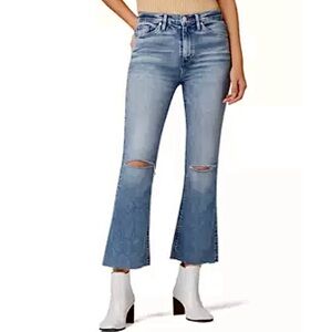 Hudson Barbara High Waist Bootcut Crop Jeans